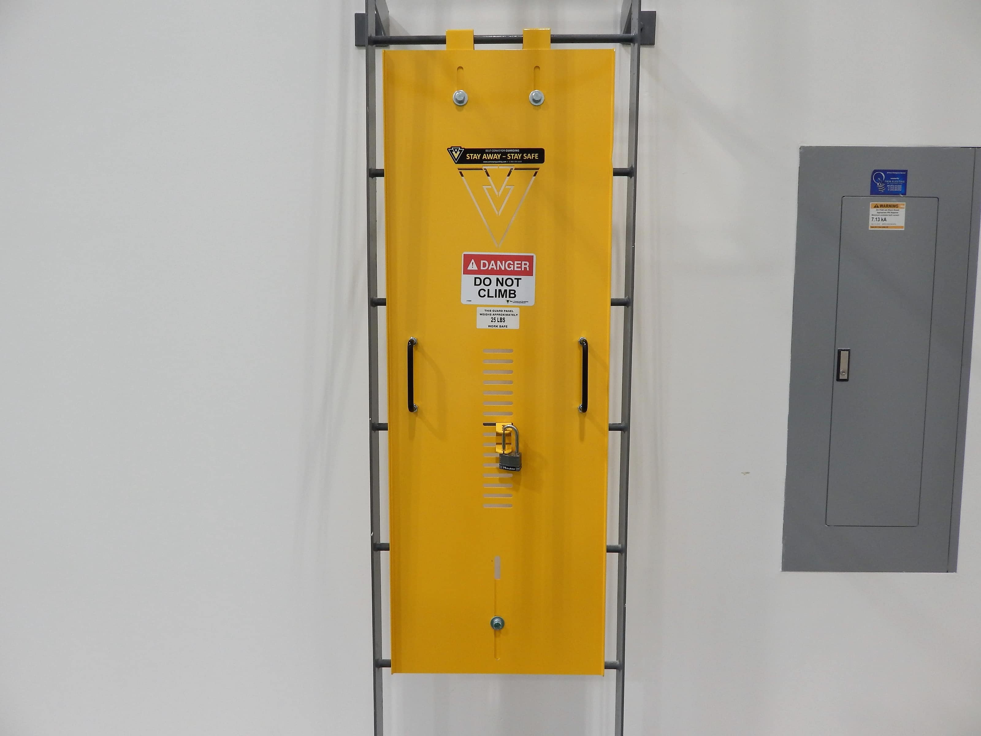 Access Ladder Safety Guard Custom Lockable Ladder Guards